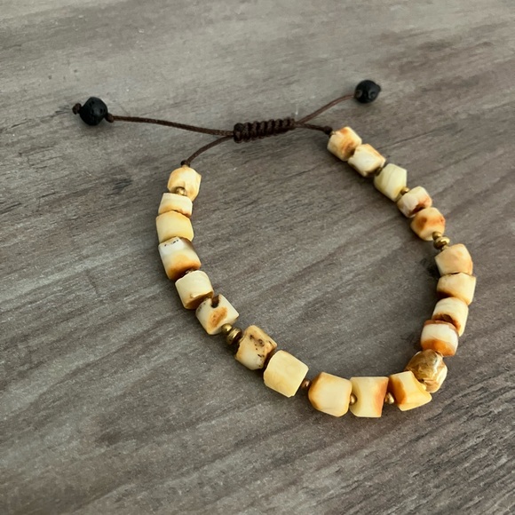 Fossilized Amber Bracelet